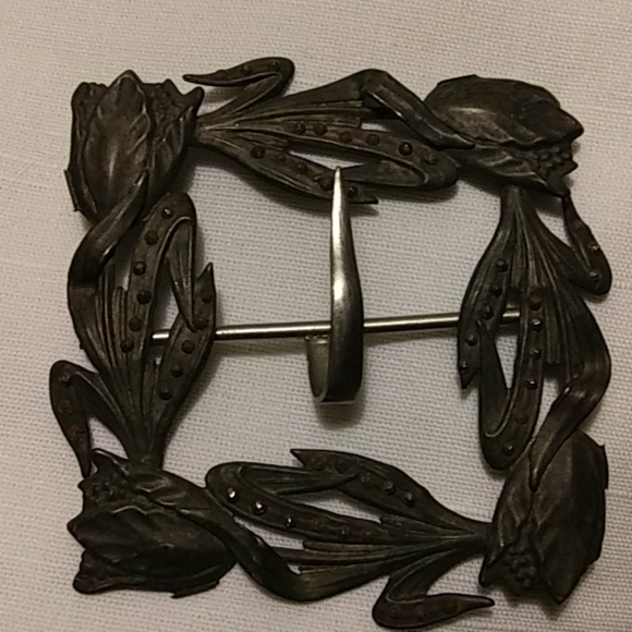 Vintage Accessories - Vintage metal buckle